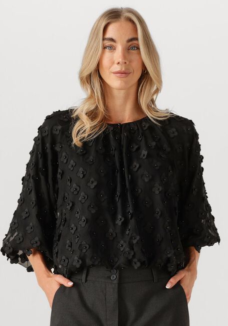 AAIKO Haut DELANY FLOWER PES 508 en noir - large