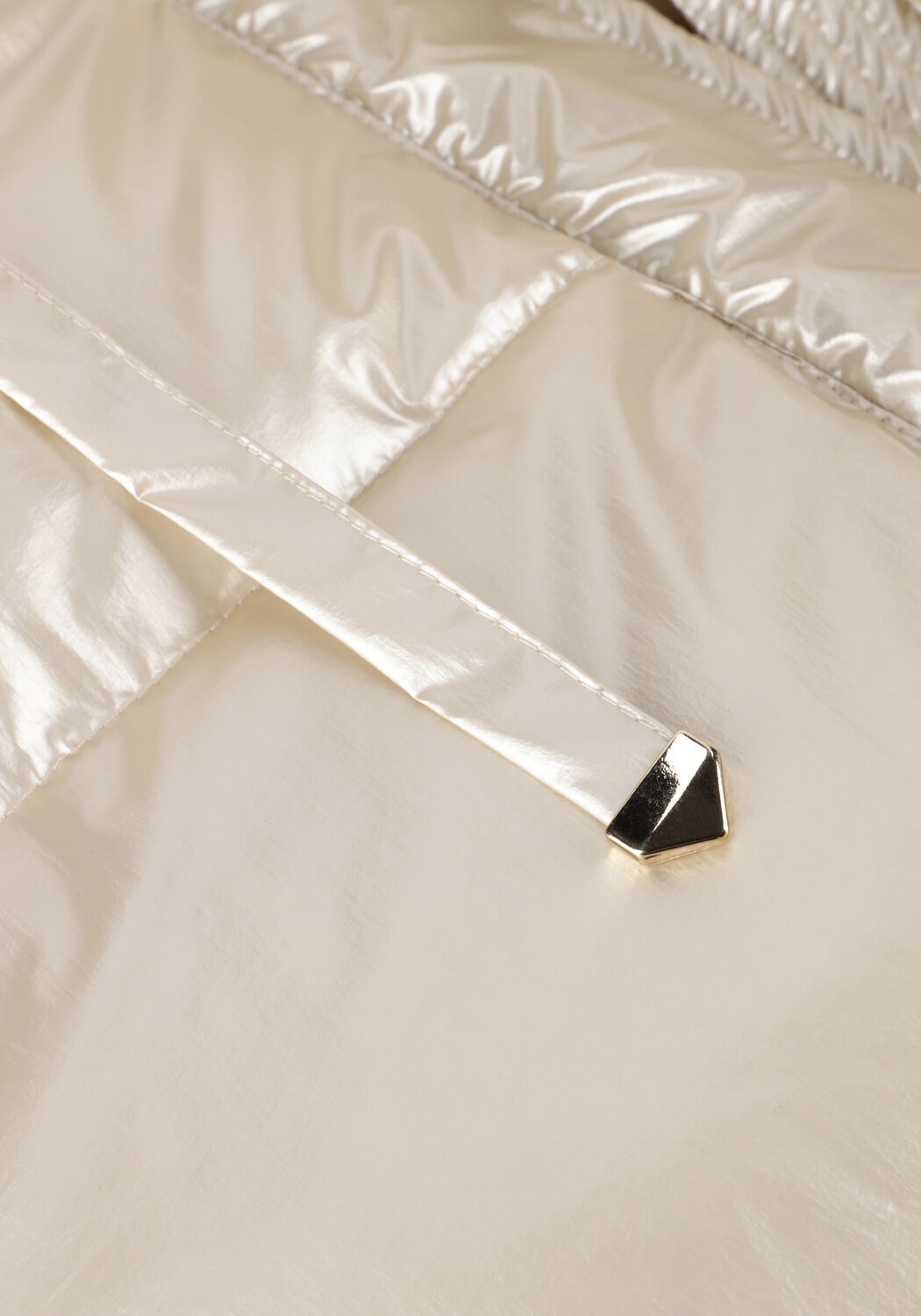 NUKUS Veste matelass&eacute; TESSIE COAT METALLIC en or - large