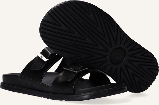 Zwarte UGG Slippers M WAINSCOTT BUCKLE SLIDE Zwarte UGG Slippers M WAINSCOTT BUCKLE SLIDE - large