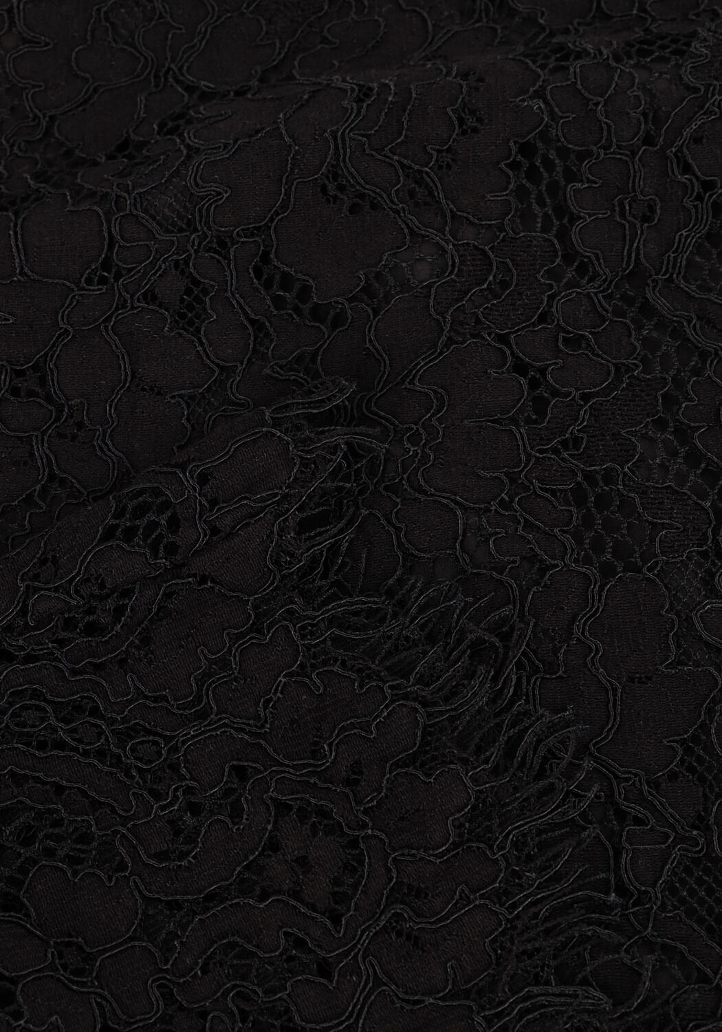 Zwarte Y.A.S. Top YASPERLA LS LACE TOP - large