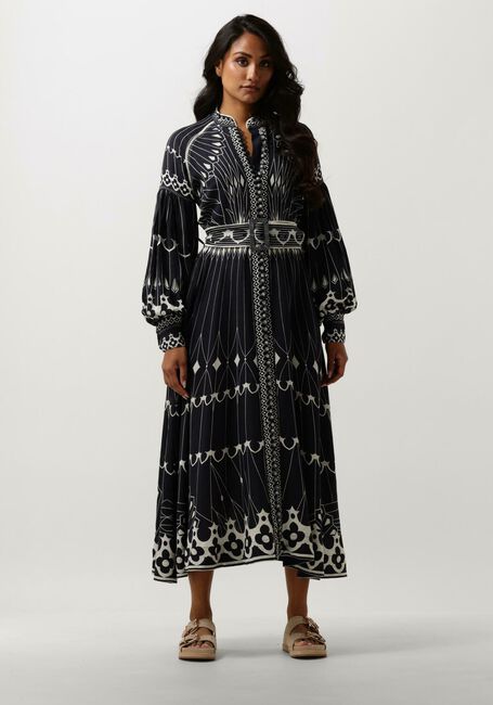 SCARLETT POPPIES Robe midi PERNILLA MIDI en noir - large
