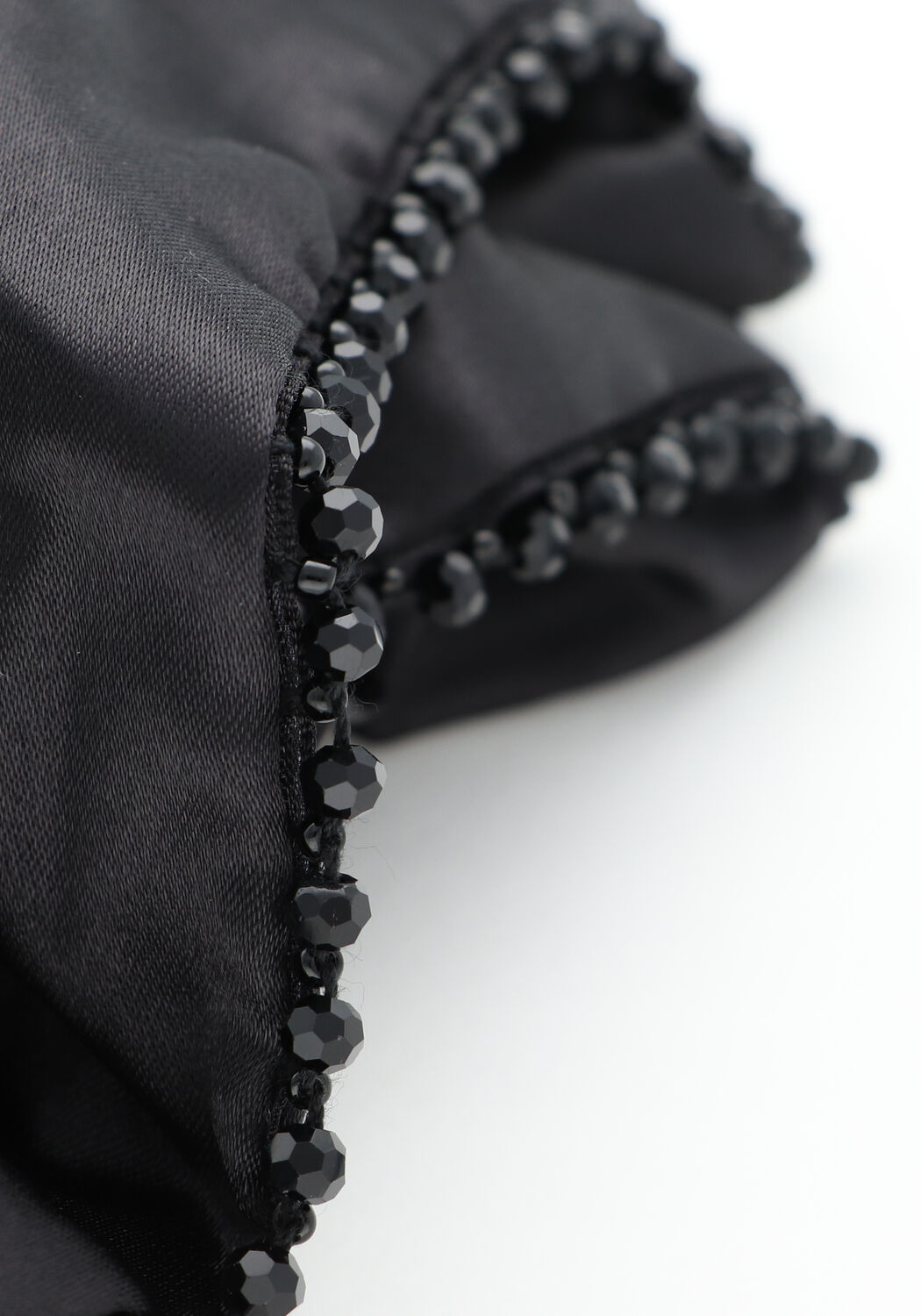 BECKSONDERGAARD LUSTER BEAD SCRUNCHIE Accessoires pour cheveux en noir - large