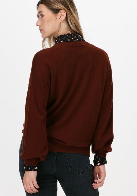 Bruine SUMMUM Trui MOCK NECK SWEATER EXTRA FINE M - large