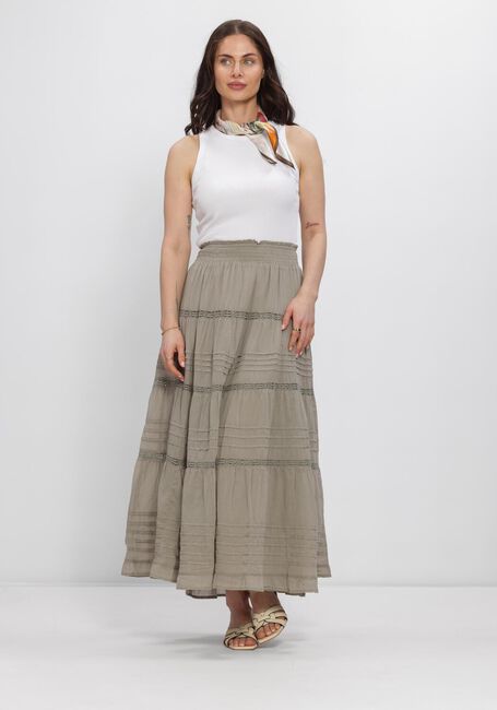 Groene NEO NOIR Midirok FELICIA S VOILE SKIRT - large