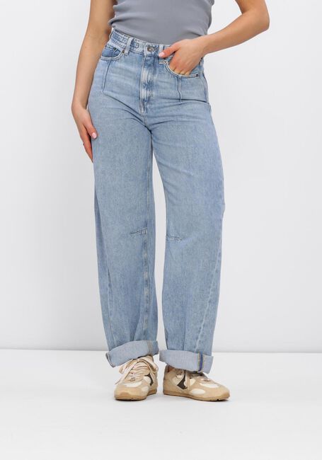 DRYKORN Wide jeans LIABLE BARREL en bleu - large