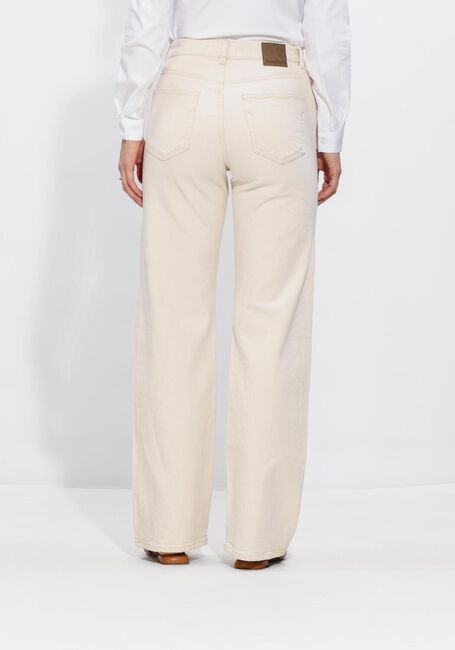 Ecru SELECTED WOMEN Wide jeans SLFWIDE BEA-KORI HW JEANS - large