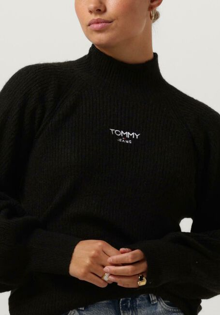 TOMMY JEANS Col roulé TJW RLX TURTLENECK LOFTY SWEATER en noir - large