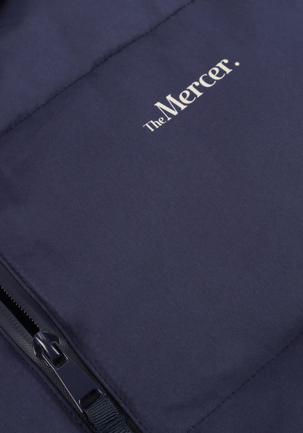 MERCER AMSTERDAM Veste matelass&eacute; THE MERCER PUFFER JACKET Bleu fonc&eacute; - large