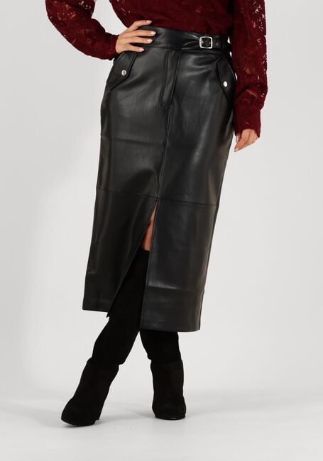 AAIKO Jupe midi VICKY PU 766 en noir - large