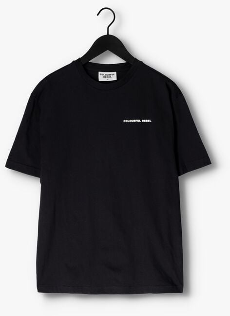 COLOURFUL REBEL T-shirt CLRFL RBL BACK PRINT BASIC TEE en noir - large
