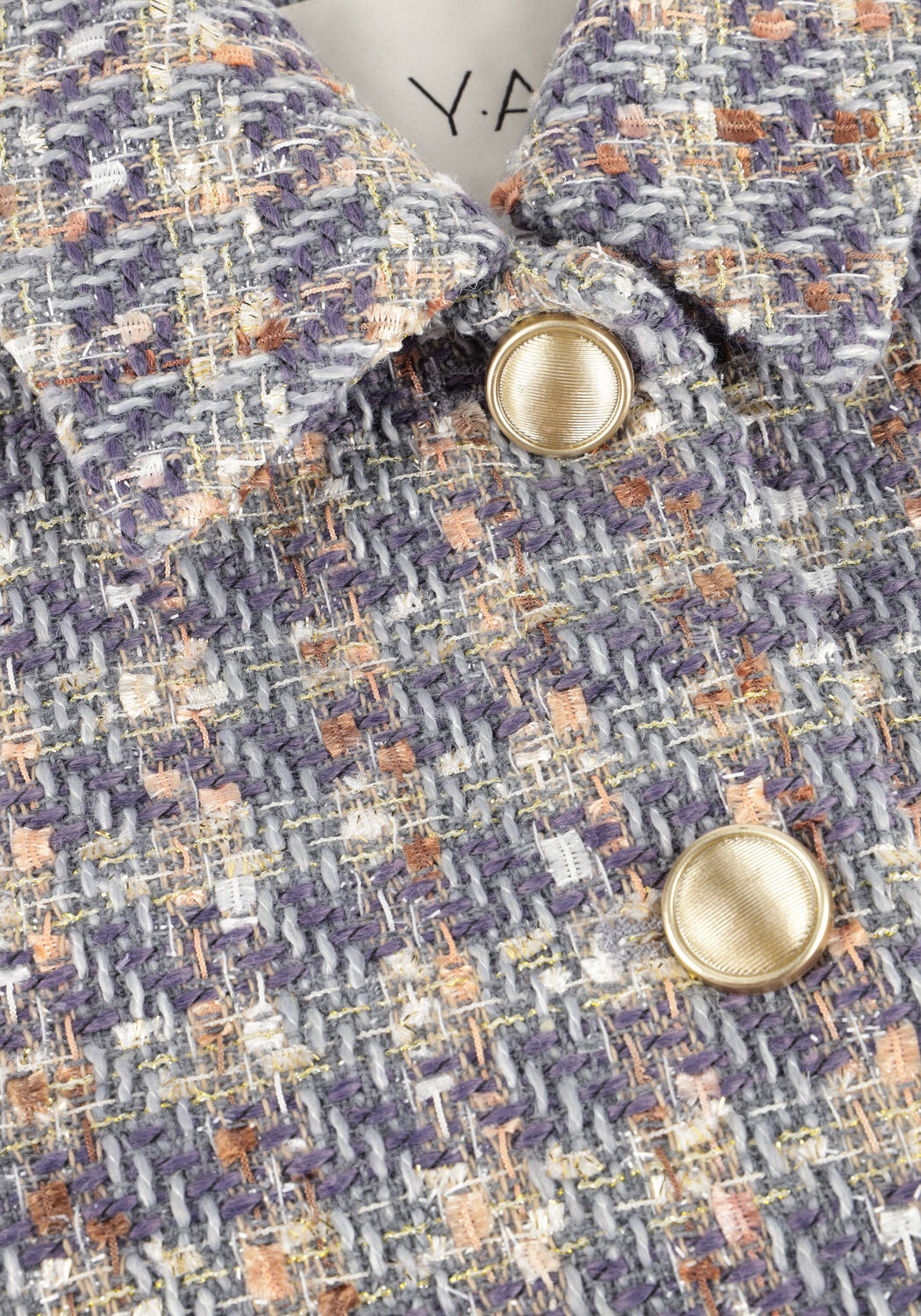 Y.A.S. Jack YASSIRAZ LS SHORT JACKET en argent - large