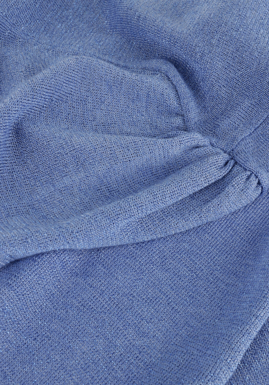 MINUS Pull MERSIN METALLIC KNIT T-SHIRT en bleu - large