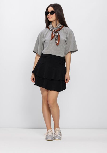 NEO NOIR MITRA FRILL STRUCTURE SKIRT Jupes en noir - large