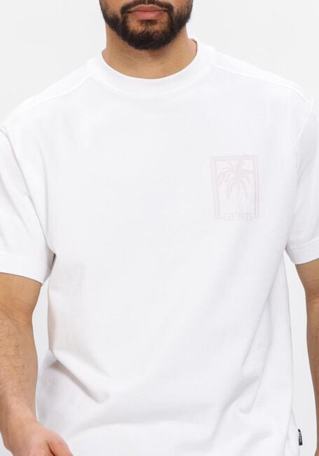 GENTI T-shirt T-SHIRT SS 1226 en blanc - large