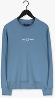 FRED PERRY Chandail EMBRIODERED SWEATSHIRT Bleu clair