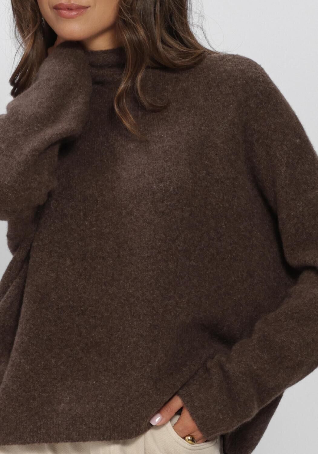 Bruine KNIT-TED Trui KIM PULLOVER - large