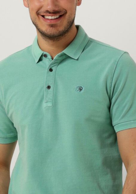 CAST IRON Polo SHORT SLEEVE POLO COTTON GD PIQUE en bleu - large
