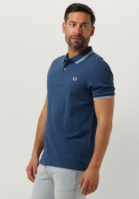 FRED PERRY Polo THE TWIN TIPPED FRED PERRY SHIRT en bleu - large