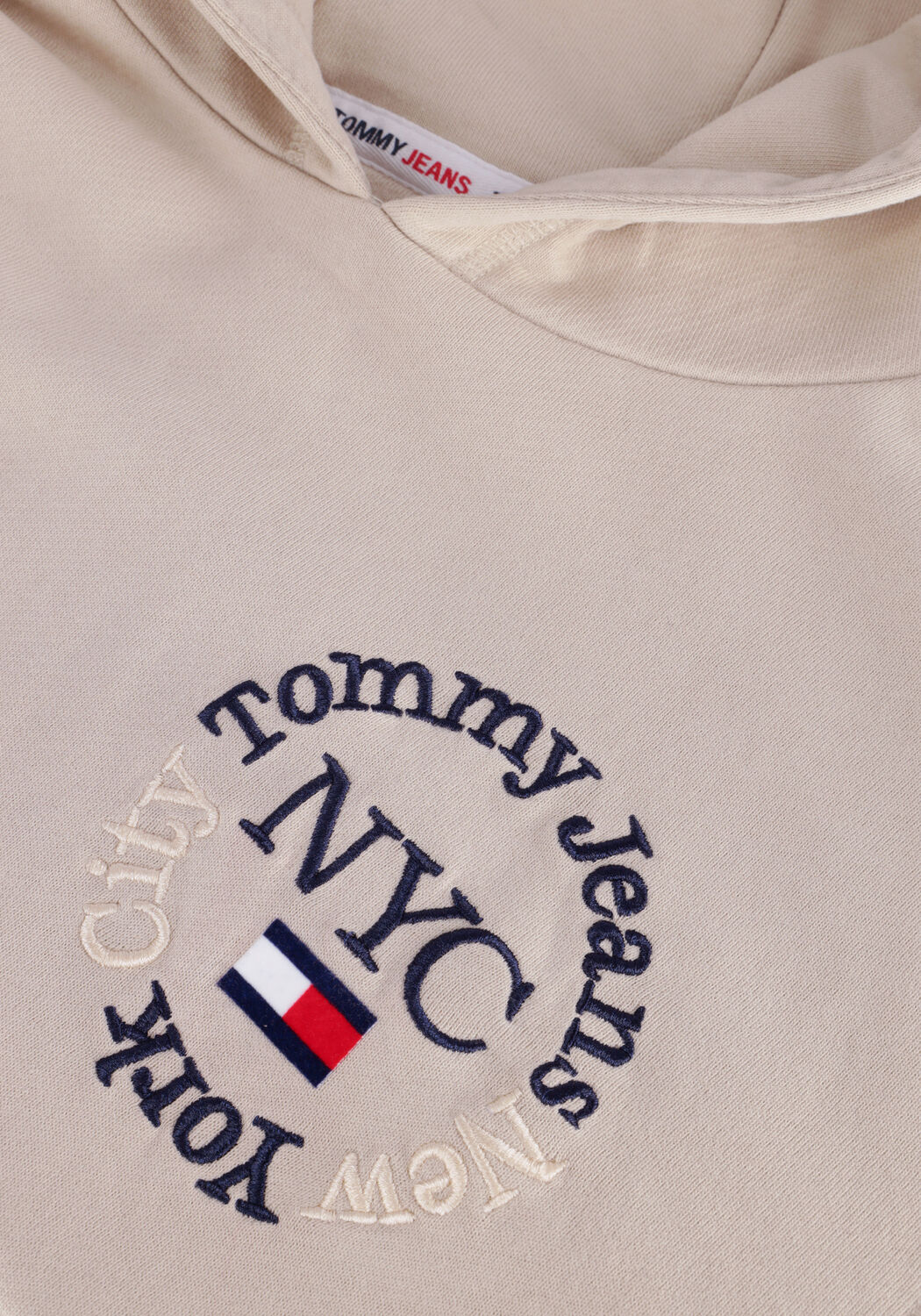Zand TOMMY JEANS Sweater TJM TIMELESS CIRCLE HOODIE Omoda