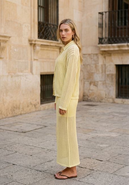 EDITED Jupe maxi SUKI SKIRT en jaune - large