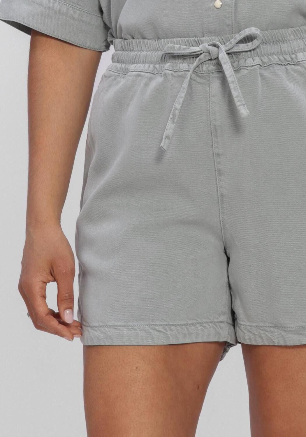 Blauwe OBJECT Korte broek OBJFRAME RE MW SHORTS NOOS - large