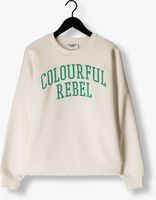 Gebroken wit COLOURFUL REBEL Sweater CR PATCH DROPPED SWEAT