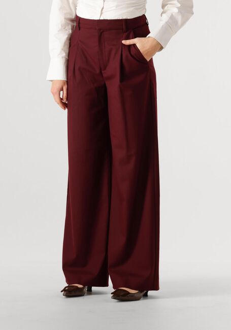 Bordeaux GESTUZ Wijde broek GZPAULA MW PANTS - large