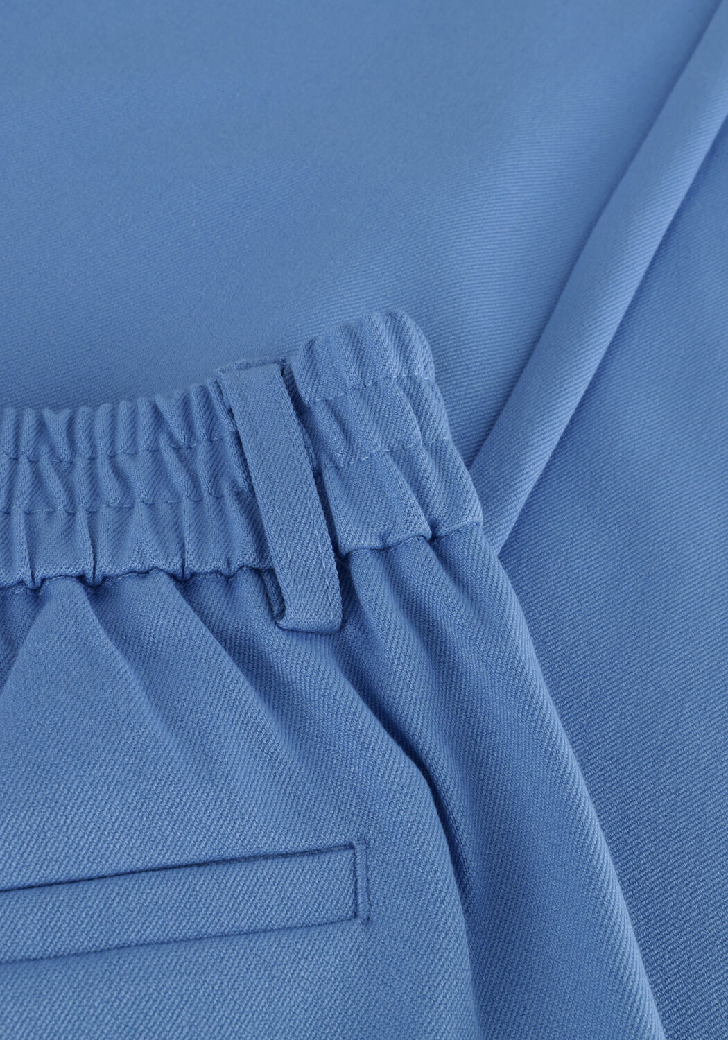 Lichtblauwe OBJECT Pantalon OBJLISA SLIM PANT - large