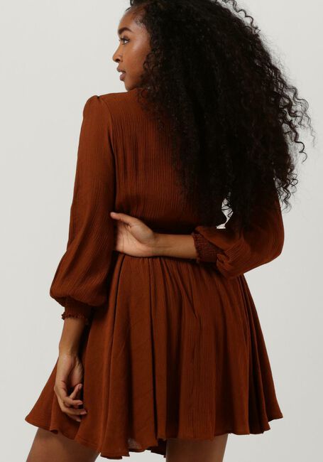 Bruine LOUIZON Mini jurk AMINE ROBE - large