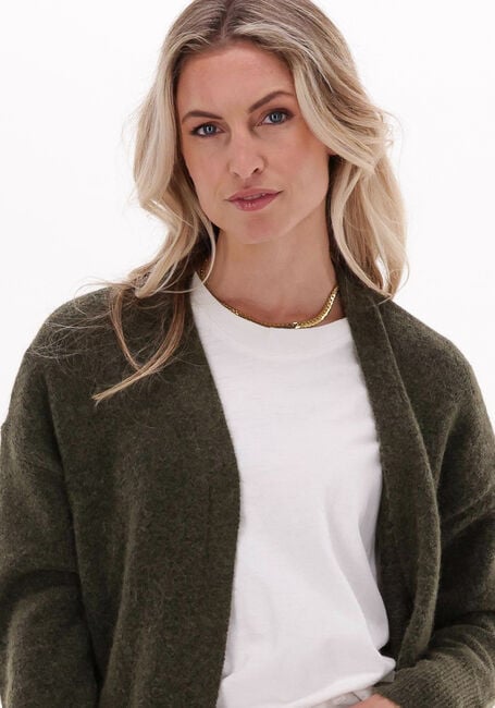 SELECTED FEMME Gilet LULU NEW LS KNIT LONG CARDIGAN B en vert - large