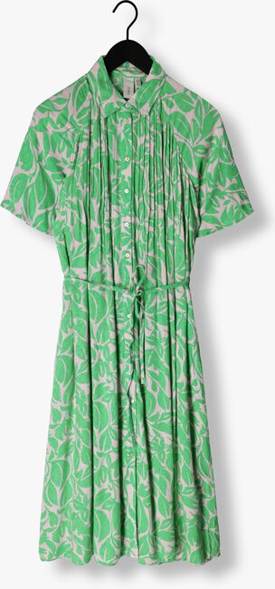 Groene Y.A.S. Midi jurk YASLEFIRA 2/4 LONG SHIRT DRESS S. - large