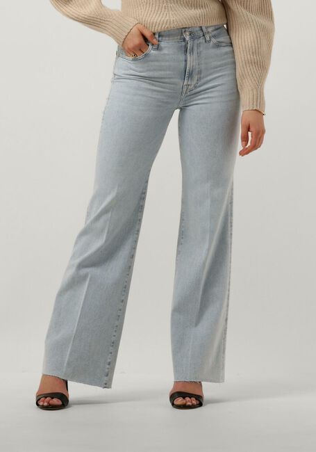 7 FOR ALL MANKIND Bootcut jeans MODERN DOJO TAILORLESS MELODY WITH RAW CUT Bleu clair - large