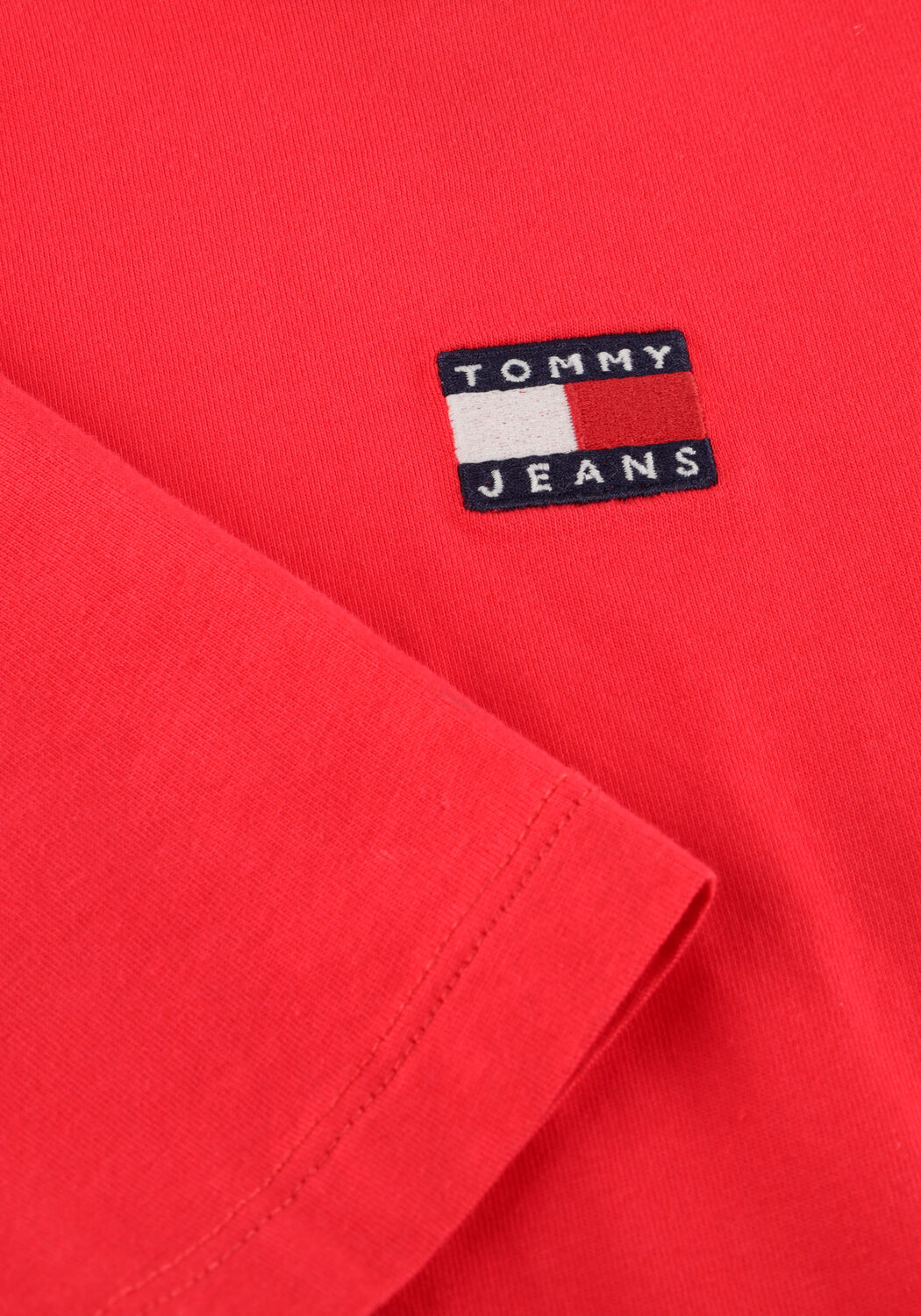 TOMMY JEANS T-shirt TJW BXY BADGE TEE EXT en rouge - large