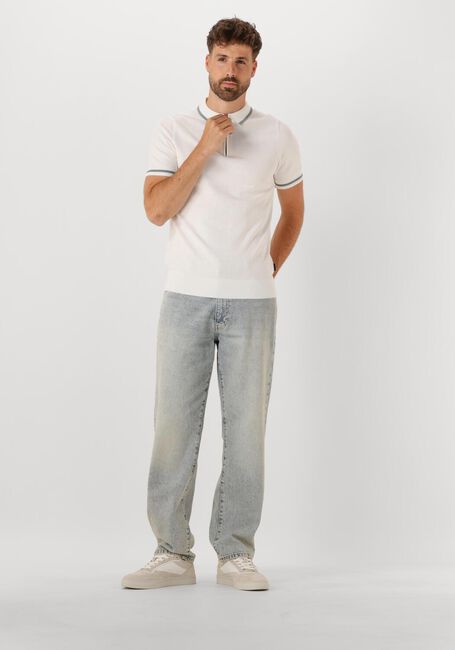 SAINT STEVE Polo SIEM en blanc - large