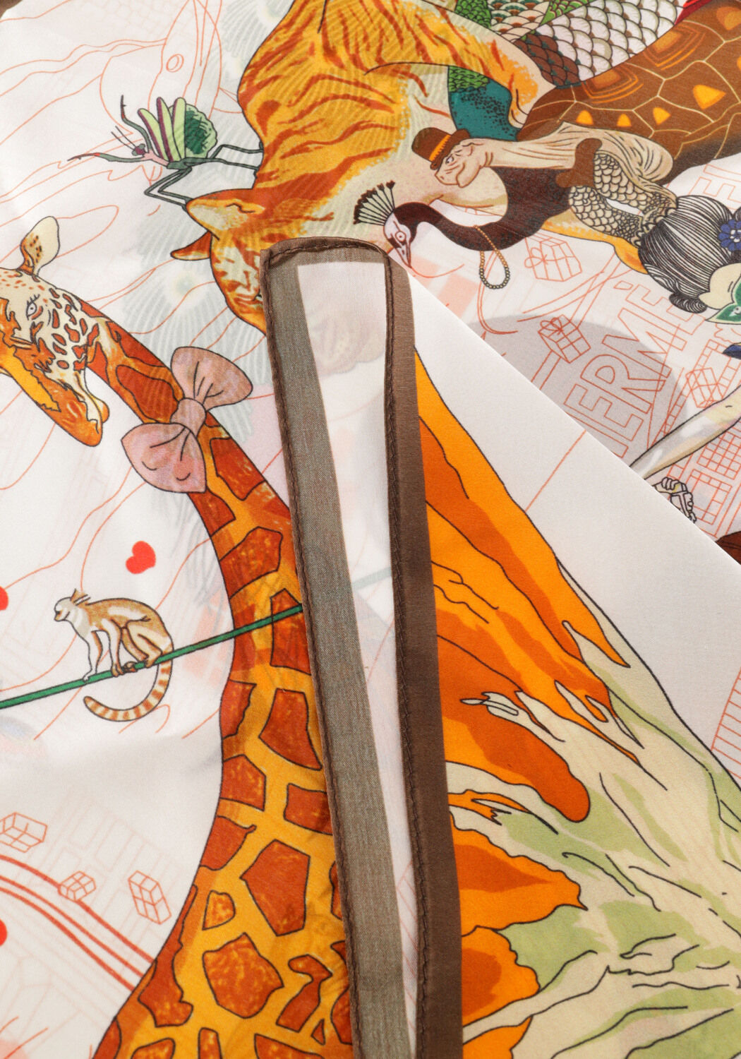 Ecru NOTRE-V Sjaal ZAYA - large