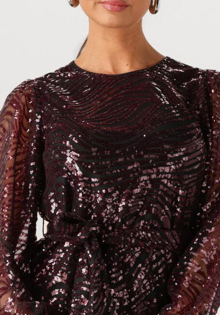 Bordeaux FREEBIRD Mini jurk DIMPHEY - large