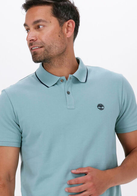 TIMBERLAND Polo SS MILLERS RIVER Bleu clair - large