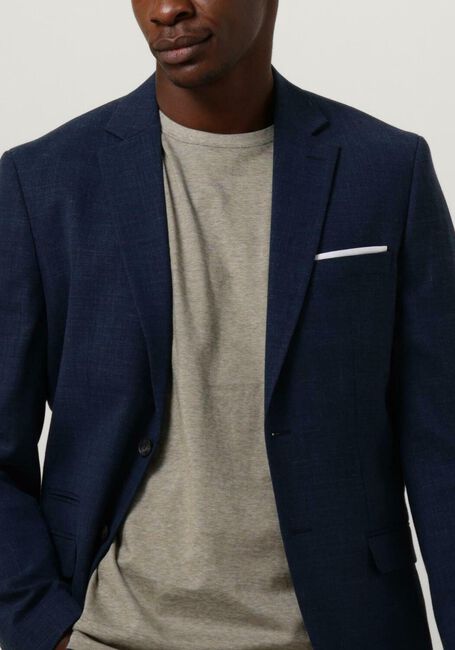 SELECTED HOMME SLHSLIM-OASIS LINEN BLZ NOOS Vestons Bleu foncé - large
