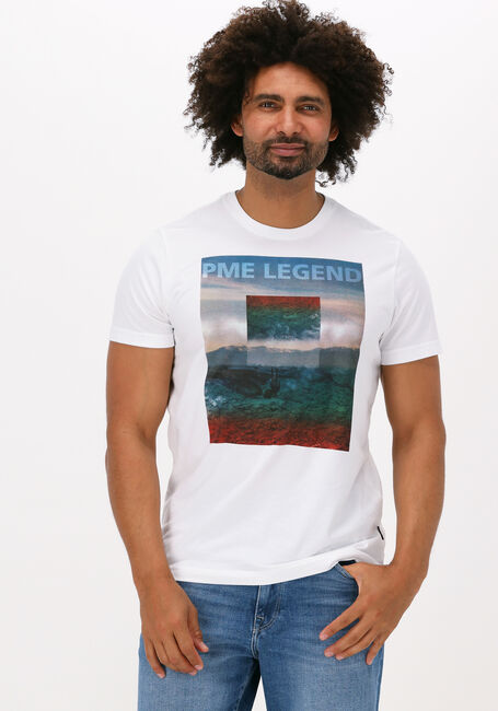 PME LEGEND T-shirt SHORT SLEEVE R-NECK HOBBS SINGLE JERSEY en blanc - large