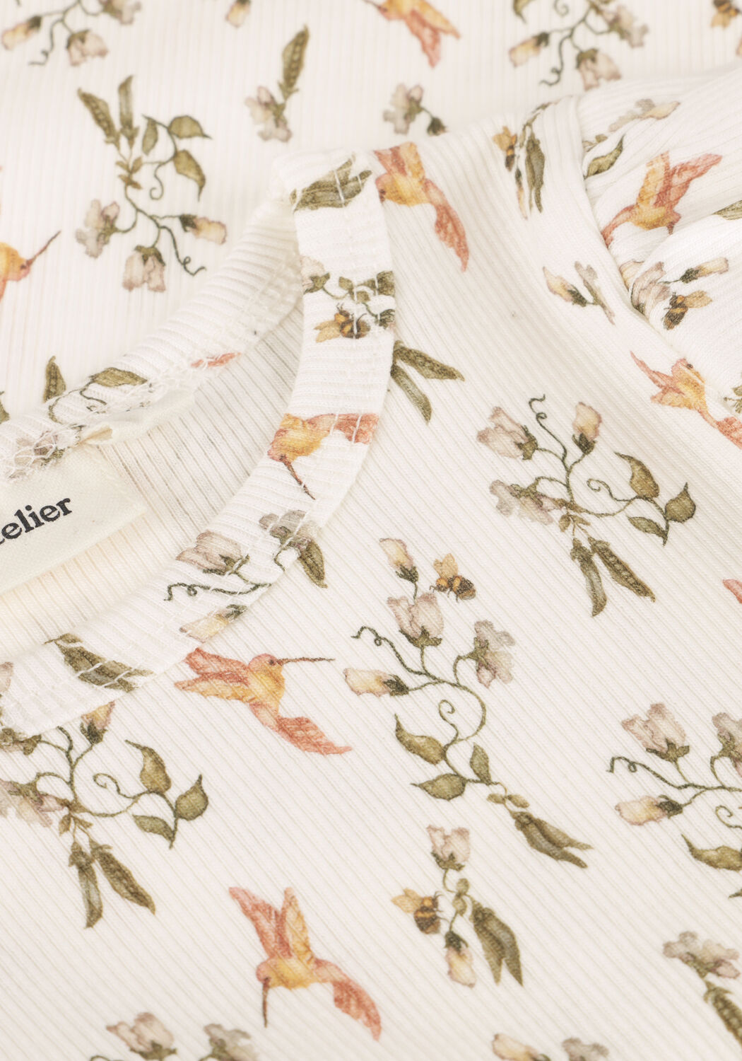 LIL' ATELIER T-shirt NMFLAVO EVO SS SLIM TOP LIL en blanc - large