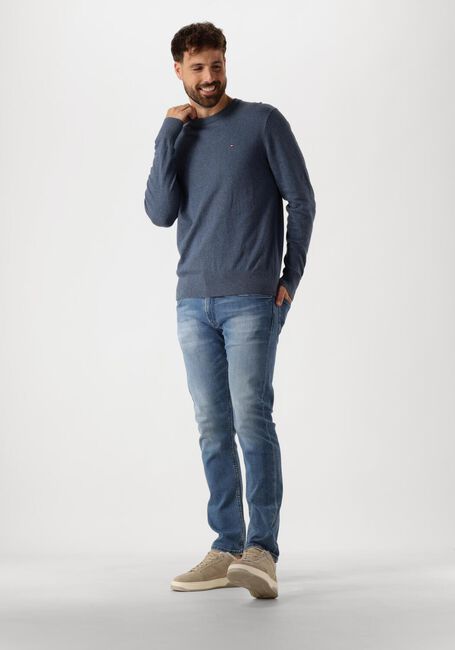 TOMMY HILFIGER Pull PIMA ORG CTN CASHMERE CREW NECK Bleu foncé - large