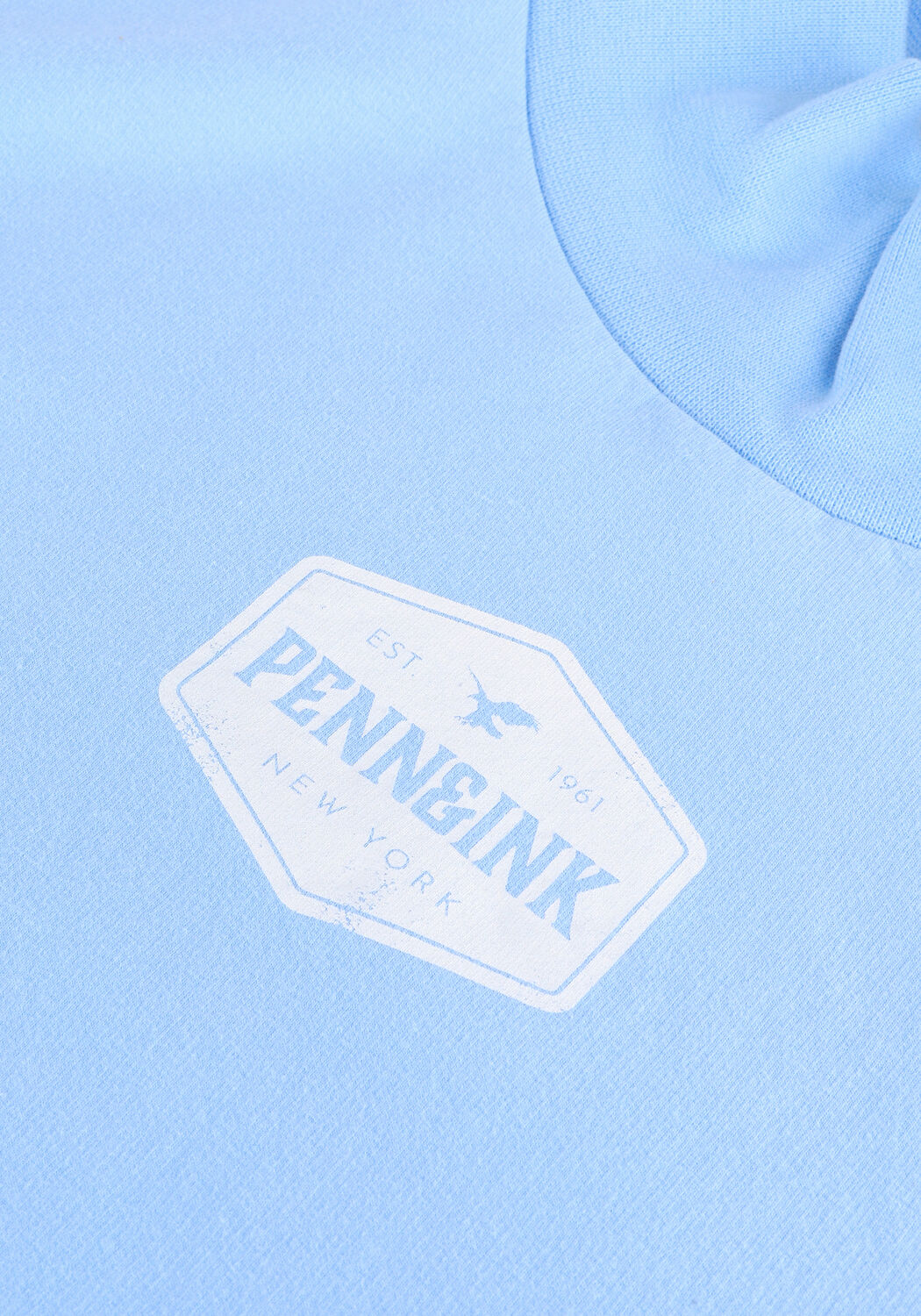 PENN & INK Pull S22F1037 Bleu clair - large