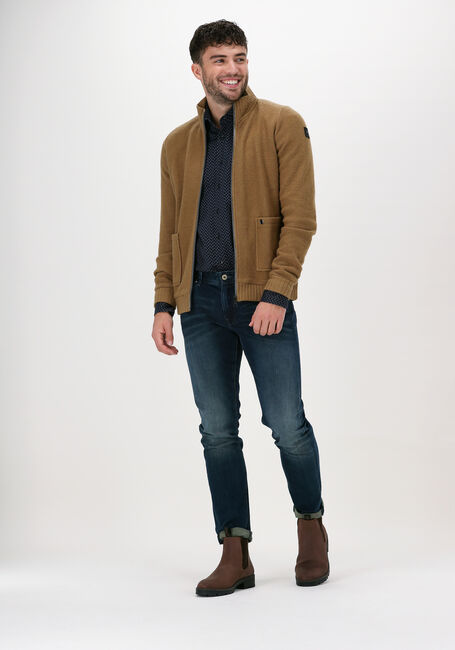 VANGUARD Gilet ZIP JACKET BOILED WOOLW Ocre - large