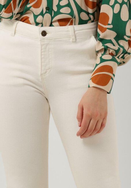 Ecru BY-BAR Flared jeans LEILA PANT TWILL - large