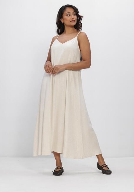 Beige OBJECT Jurken OBJSANNE LO STRAP DRESS - large