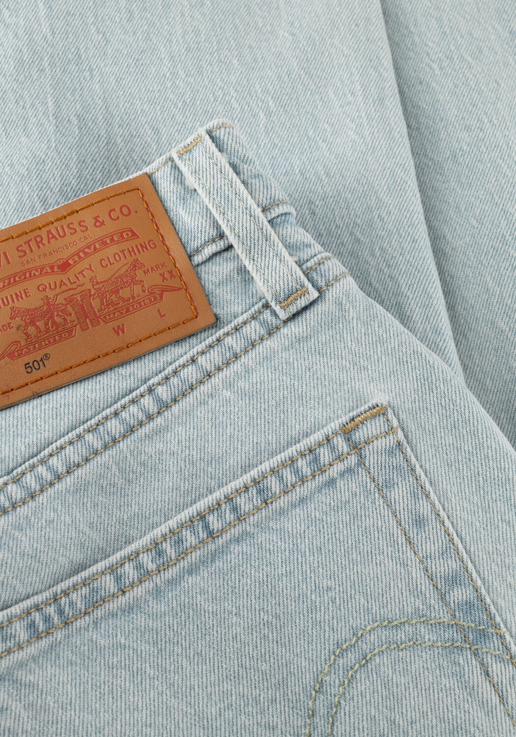 LEVI'S 501 CROP Jeans en bleu - large