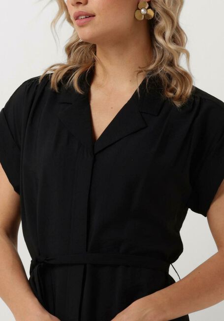 Zwarte MSCH COPENHAGEN Midi jurk MSCHGINARA BENINA SS DRESS - large