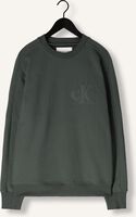 Grijze CALVIN KLEIN Sweater CK APPLIQUE CREW NECK Grijze CALVIN KLEIN Sweater CK APPLIQUE CREW NECK - medium