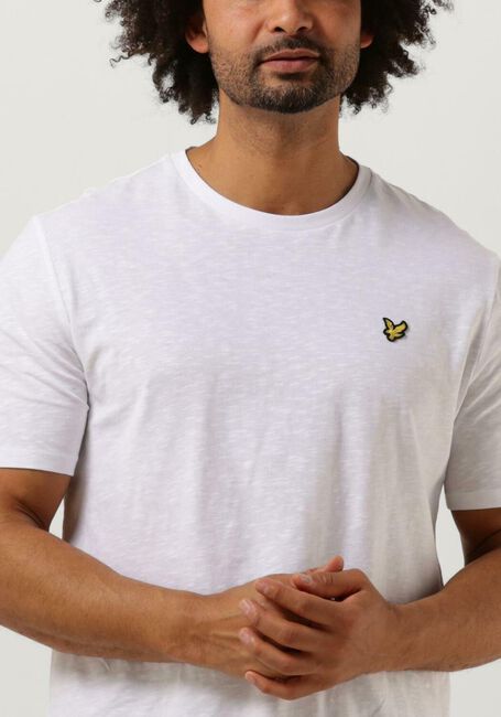 Witte LYLE & SCOTT T-shirt SLUB T-SHIRT - large