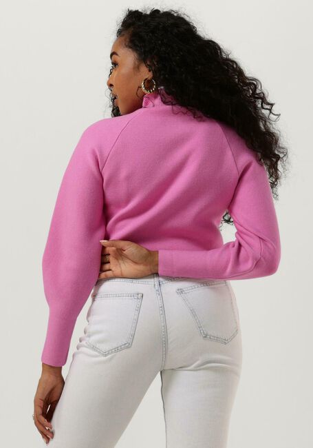 SELECTED WOMEN Col roulé SLFMERLE FYRIA LS KNIT HIGHNECK BY CAMP en rose - large